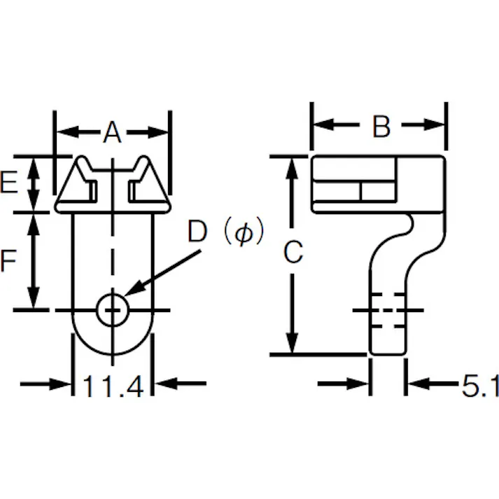 【CAINZ-DASH】パンドウイットコーポレーション L字型ホール固定具 M3ネジ止め ナチュラル (100個入) LHMS-S5-C【別送品】