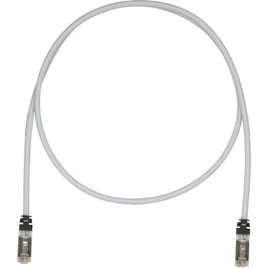 【CAINZ-DASH】パンドウイットコーポレーション ＣＡＴ６Ａ／ＣＡＴ６　シールドパッチコード　１４ｍ　ライトグレー　ＳＴＰ６Ｘ１４ＭＩＧ STP6X14MIG【別送品】