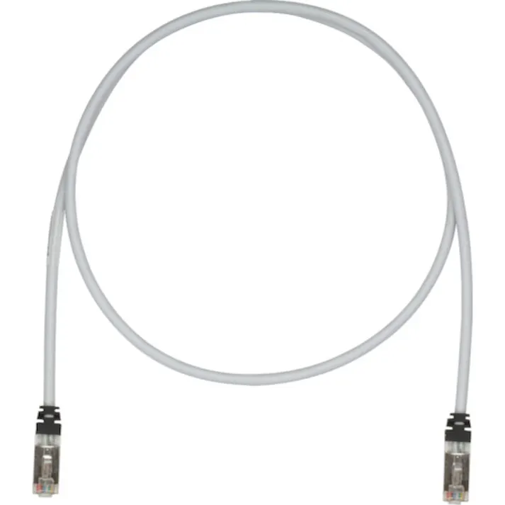 【CAINZ-DASH】パンドウイットコーポレーション CAT6A/CAT6 シールドパッチコード 14m ライトグレー STP6X14MIG STP6X14MIG【別送品】