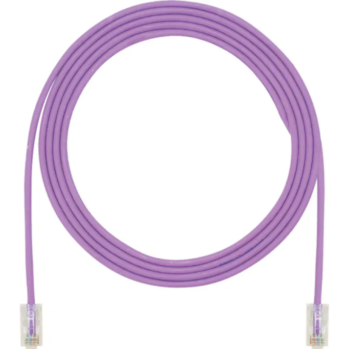 【CAINZ-DASH】パンドウイットコーポレーション カテゴリ5E細径パッチコード 2m 紫 UTP28CH2MVL UTP28CH2MVL【別送品】