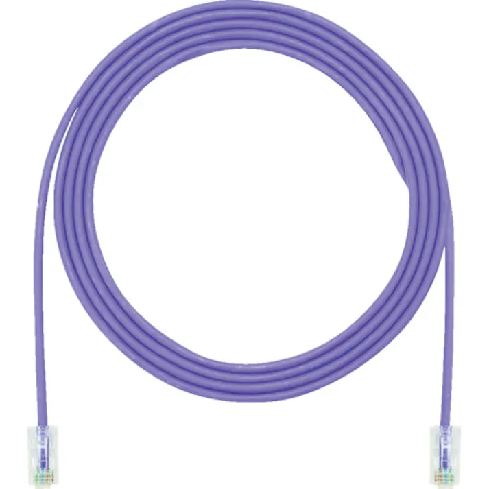 【CAINZ-DASH】パンドウイットコーポレーション カテゴリ5E細径パッチコード 5m 紫 UTP28CH5MVL UTP28CH5MVL【別送品】