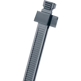 【CAINZ-DASH】パンドウイットコーポレーション ナイロン結束バンド スタストラップ 7.6×376×1.7 耐候性タイプ 黒 50本入 SST4H-L0【別送品】