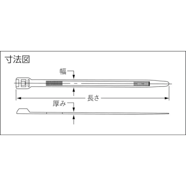 【CAINZ-DASH】パンドウイットコーポレーション 結束バンド インラインタイ 耐候性 ライトブルー (100本入) IT9100-CUV6A【別送品】