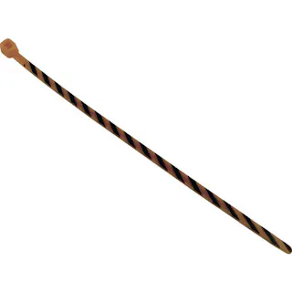 【CAINZ-DASH】パンドウイットコーポレーション ストライプナイロン結束バンド オレンジ/黒 (50本入) PLT1M-L3-0【別送品】