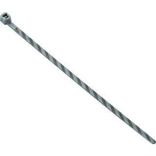 【CAINZ-DASH】パンドウイットコーポレーション ストライプナイロン結束バンド グレー/黒 (50本入) PLT1M-L8-0【別送品】