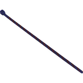 【CAINZ-DASH】パンドウイットコーポレーション ストライプナイロン結束バンド 青/赤 (50本入) PLT1M-L6-2【別送品】