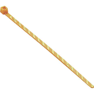 【CAINZ-DASH】パンドウイットコーポレーション ストライプナイロン結束バンド オレンジ/黄 (50本入) PLT1M-L3-4【別送品】