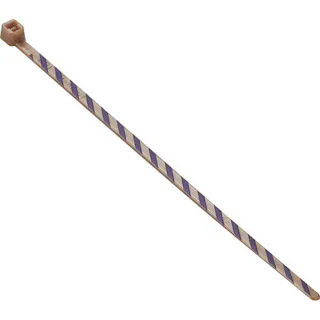 【CAINZ-DASH】パンドウイットコーポレーション ストライプナイロン結束バンド 茶/紫 (50本入) PLT1M-L1-7【別送品】