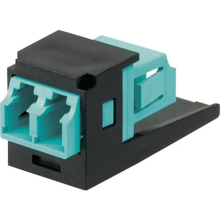 【CAINZ-DASH】パンドウイットコーポレーション 光ファイバーLCアダプタモジュール デュプレックス OM4 CMDSAQLCZBL CMDSAQLCZBL【別送品】