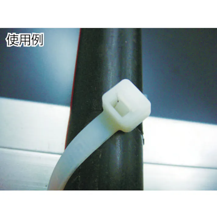 【CAINZ-DASH】パンドウイットコーポレーション ナイロン結束バンド ナチュラル (100本入) 幅4.8mm PLT1S-C【別送品】