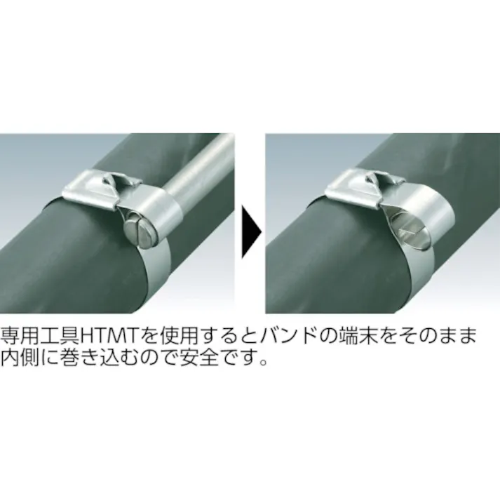 【CAINZ-DASH】パンドウイットコーポレーション MLTタイプ 自動ロック式ステンレススチールバンド SUS316 幅4.6mm 長さ521mm 100本入り MLT6S-CP316 MLT6S-CP316【別送品】