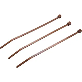 【CAINZ-DASH】パンドウイットコーポレーション ナイロン結束バンド 茶 (100本入) PLT1M-C1【別送品】