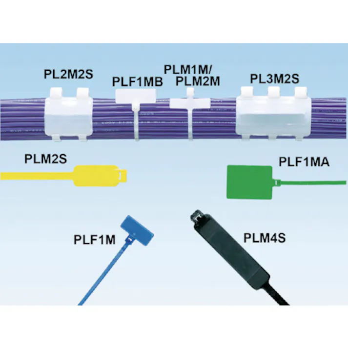 【CAINZ-DASH】パンドウイットコーポレーション 旗型タイプナイロン結束バンド ナチュラル (100本入) PLM4S-C【別送品】