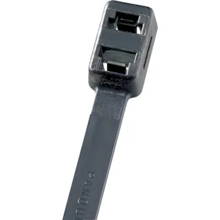 【CAINZ-DASH】パンドウイットコーポレーション ダブルループ結束バンド 耐熱性黒 4.8×193×1.3 (1000本入) PLB2S-M30【別送品】