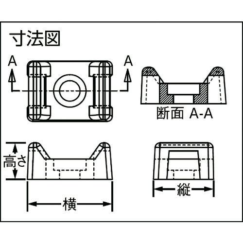 CAINZ-DASH】パンドウイットコーポレーション タイマウント 耐候性