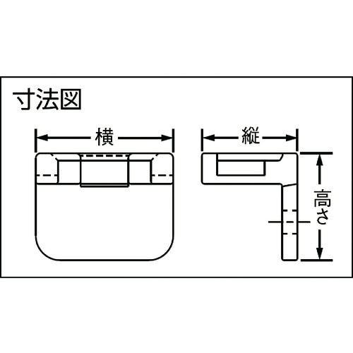 パンドウイット L字型固定具 M2.2ネジ (1000個入) RAMS-S3-M-