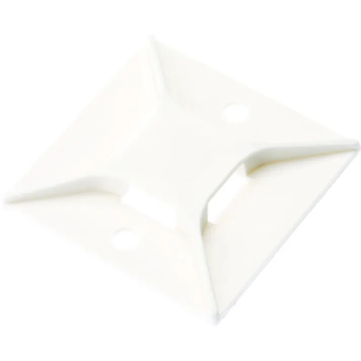 【CAINZ-DASH】パンドウイットコーポレーション マウントベース M3ねじ止め 白 (200個入) ABM3H-S6-T【別送品】