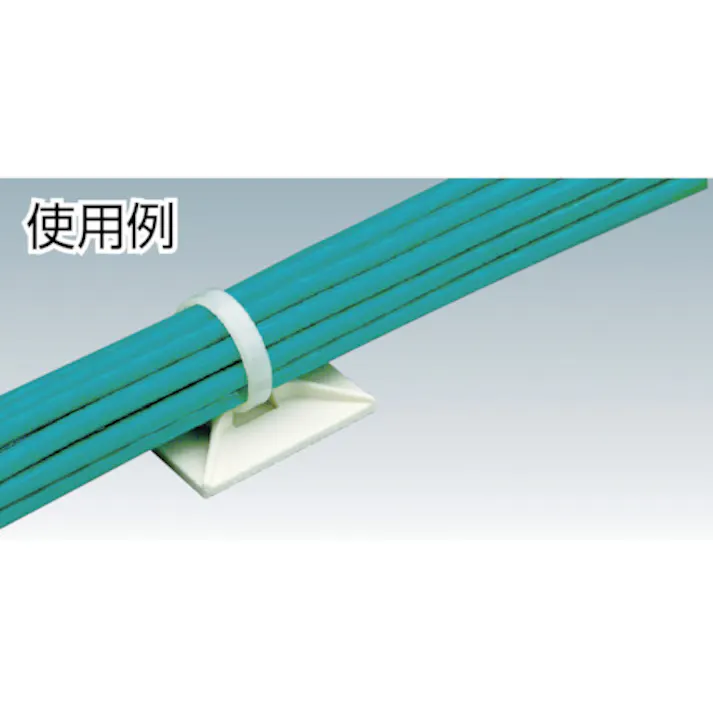 【CAINZ-DASH】パンドウイットコーポレーション マウントベース M3ねじ止め 白 (200個入) ABM3H-S6-T【別送品】