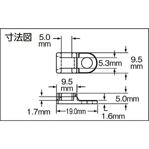 パンドウイット タイアンカー 耐熱性ナイロン66 (1000個入)  (TA1S8-M30) - 2