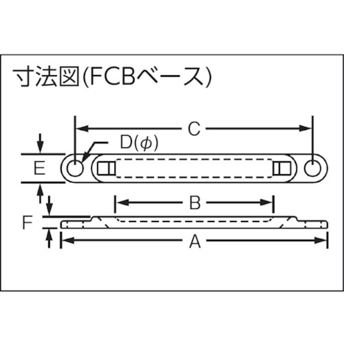 【CAINZ-DASH】パンドウイットコーポレーション フラットケーブル固定具　ベース　（１００個入） FCBI1-S10-C20【別送品】