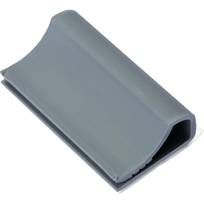 【CAINZ-DASH】パンドウイットコーポレーション フラットケーブル固定具 ゴム系粘着テープ付き グレー(500個) FCC5-A-D8【別送品】