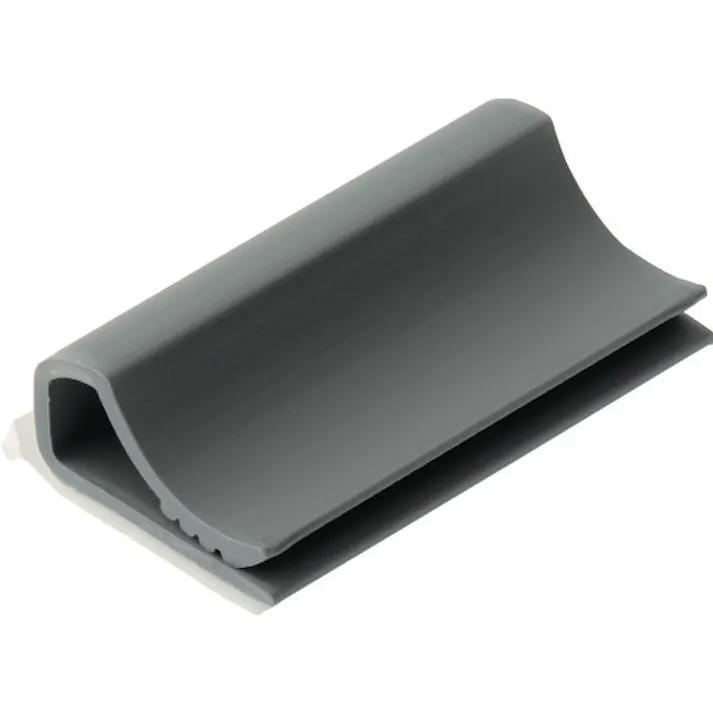 【CAINZ-DASH】パンドウイットコーポレーション フラットケーブル固定具 ゴム系粘着テープ付き グレー(500個) FCC5-A-D8【別送品】