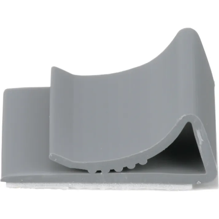 【CAINZ-DASH】パンドウイットコーポレーション フラットケーブル固定具 ゴム系粘着テープ付き グレー(100個) FCC-A-C8【別送品】