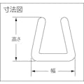 【CAINZ-DASH】パンドウイットコーポレーション 自在ブッシュ　溝付き・定尺タイプ　ナチュラル　（５０本入） GE255-L【別送品】