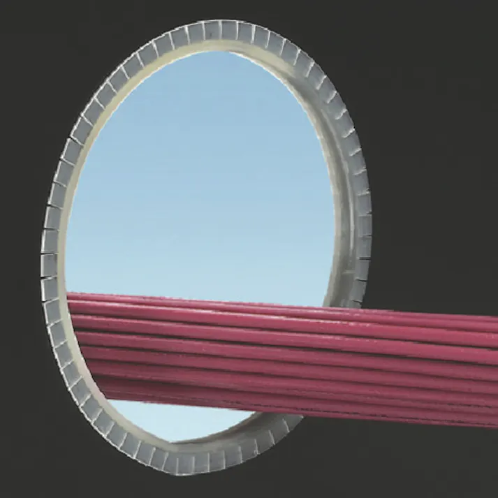 【CAINZ-DASH】パンドウイットコーポレーション 自在ブッシュ スリット付き・ロールタイプ ナチュラル GEE36F-C【別送品】