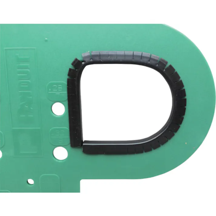 【CAINZ-DASH】パンドウイットコーポレーション 自在ブッシュ スリット付き・ロールタイプ 耐候性黒 GEE62F-C0【別送品】