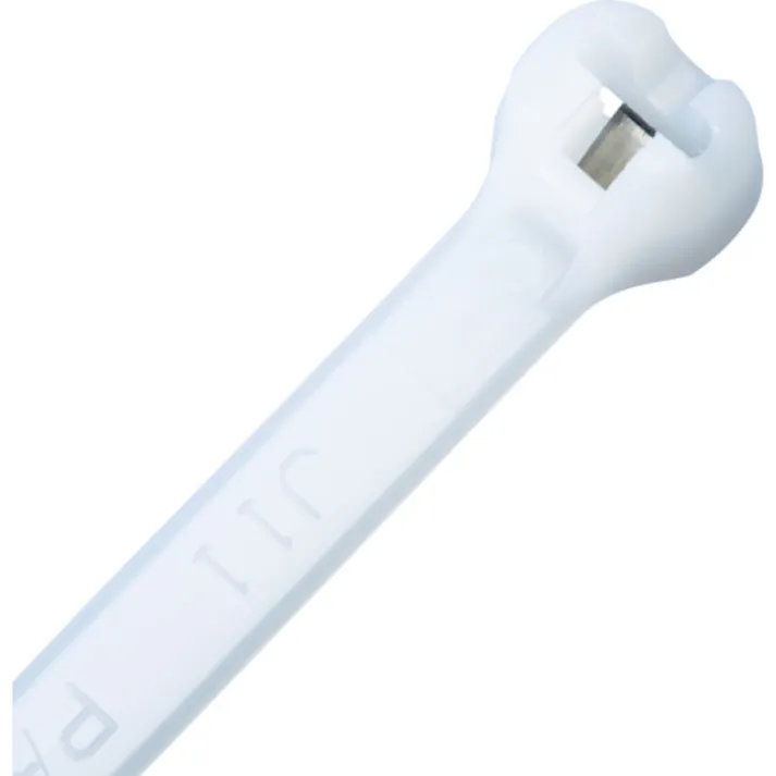 【CAINZ-DASH】パンドウイットコーポレーション ステンレス爪ロック式ナイロン結束バンド ナチュラル 幅2.4mm 長さ201mm 100本入り BT2M-C BT2M-C【別送品】