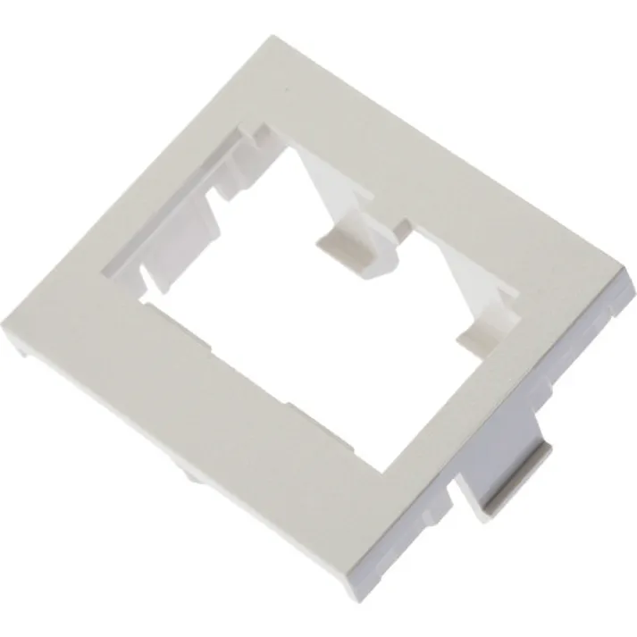【CAINZ-DASH】パンドウイットコーポレーション 1/2サイズ2ポート用平行型アダプタ枠 オフホワイト(10個入) CHF2IW-X【別送品】