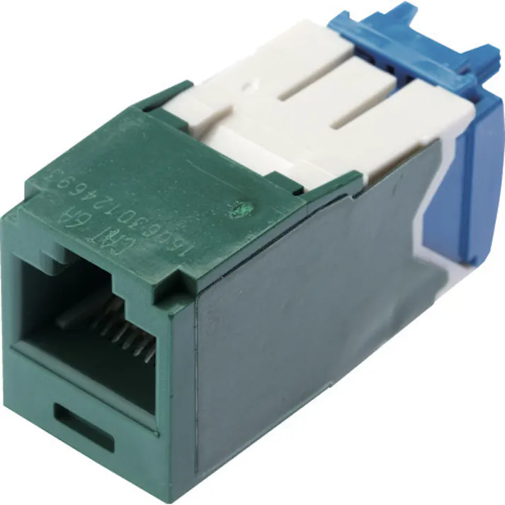 【CAINZ-DASH】パンドウイットコーポレーション カテゴリ6A モジュラージャック 緑 CJ6X88TGGR【別送品】