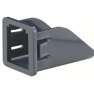 【CAINZ-DASH】パンドウイットコーポレーション 1ポート用アダプタ 黒 (10個入) CMNZABL-X【別送品】