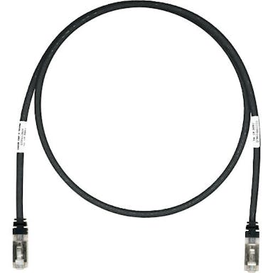 【CAINZ-DASH】パンドウイットコーポレーション ＣＡＴ６Ａ／ＣＡＴ６　シールドパッチコード　２．５ｍ　黒　ＳＴＰ６Ｘ２．５ＭＢＬ STP6X2.5MBL【別送品】