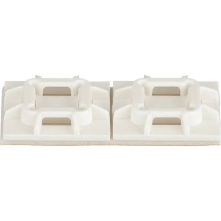 【CAINZ-DASH】パンドウイットコーポレーション スーパーグリップ専用マウントベース 白 100個入り SGABM20-A-C SGABM20-A-C【別送品】