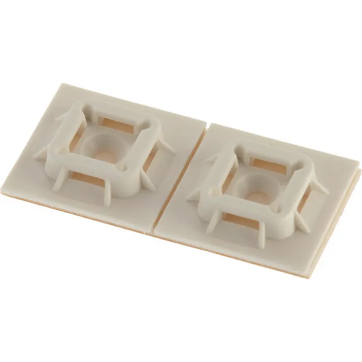 【CAINZ-DASH】パンドウイットコーポレーション スーパーグリップ専用マウントベース 白 100個入り SGABM30-A-C SGABM30-A-C【別送品】