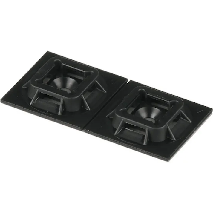 【CAINZ-DASH】パンドウイットコーポレーション スーパーグリップ専用マウントベース 耐候性黒 100個入り SGABM30-AT-C0 SGABM30-AT-C0【別送品】