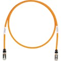 【CAINZ-DASH】パンドウイットコーポレーション ＣＡＴ６Ａ／ＣＡＴ６　シールドパッチコード　３ｍ　オレンジ　ＳＴＰ６Ｘ３ＭＯＲ STP6X3MOR【別送品】