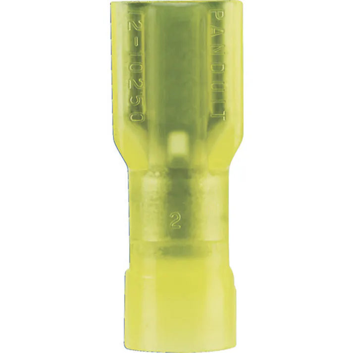 【CAINZ-DASH】パンドウイットコーポレーション 圧着端子 差込型完全絶縁 メス型 (50個入) DNF10-250FIB-L【別送品】