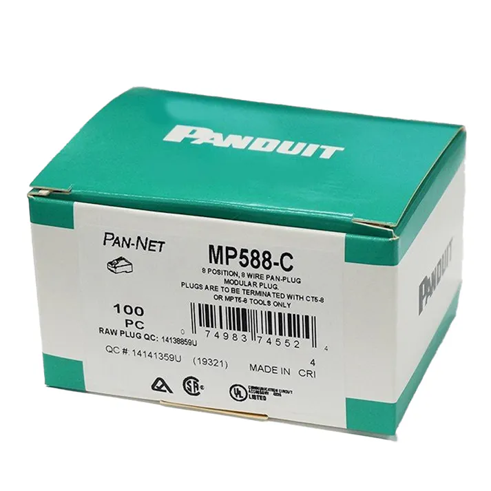 PANDUIT パンドウイット モジュラープラグ LANコネクタ カテゴリ5E MP588-C