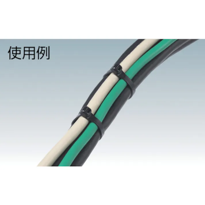 【CAINZ-DASH】パンドウイットコーポレーション スーパーグリップナイロン結束バンド 耐候性黒 (100本入) PLT370SB【別送品】