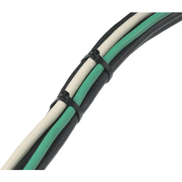 【CAINZ-DASH】パンドウイットコーポレーション スーパーグリップナイロン結束バンド 耐候性黒 (100本入) PLT80B【別送品】