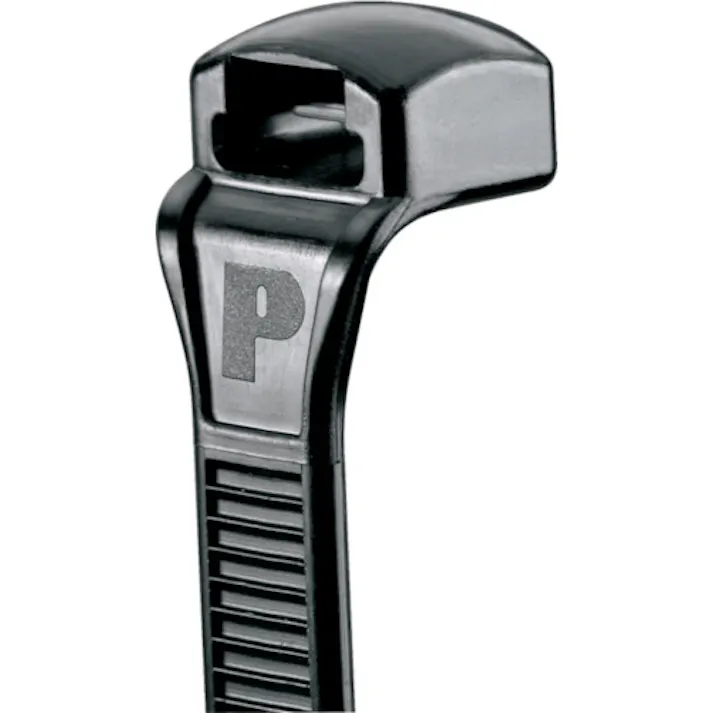 【CAINZ-DASH】パンドウイットコーポレーション ナイロン結束バンド コンタータイ 耐熱性タイプ 黒 2.5×104×1.0 1袋1000本入 CBR1M-M30【別送品】