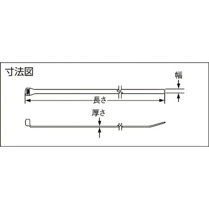 【CAINZ-DASH】パンドウイットコーポレーション ナイロン結束バンド コンタータイ 標準タイプ 3.6×150×1.0 1袋1000本入 CBR1.5I-M【別送品】