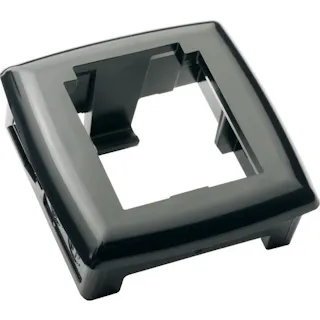 【CAINZ-DASH】パンドウイットコーポレーション 1ポート用アダプタ 黒 (10個入) CMAA1BL-X【別送品】