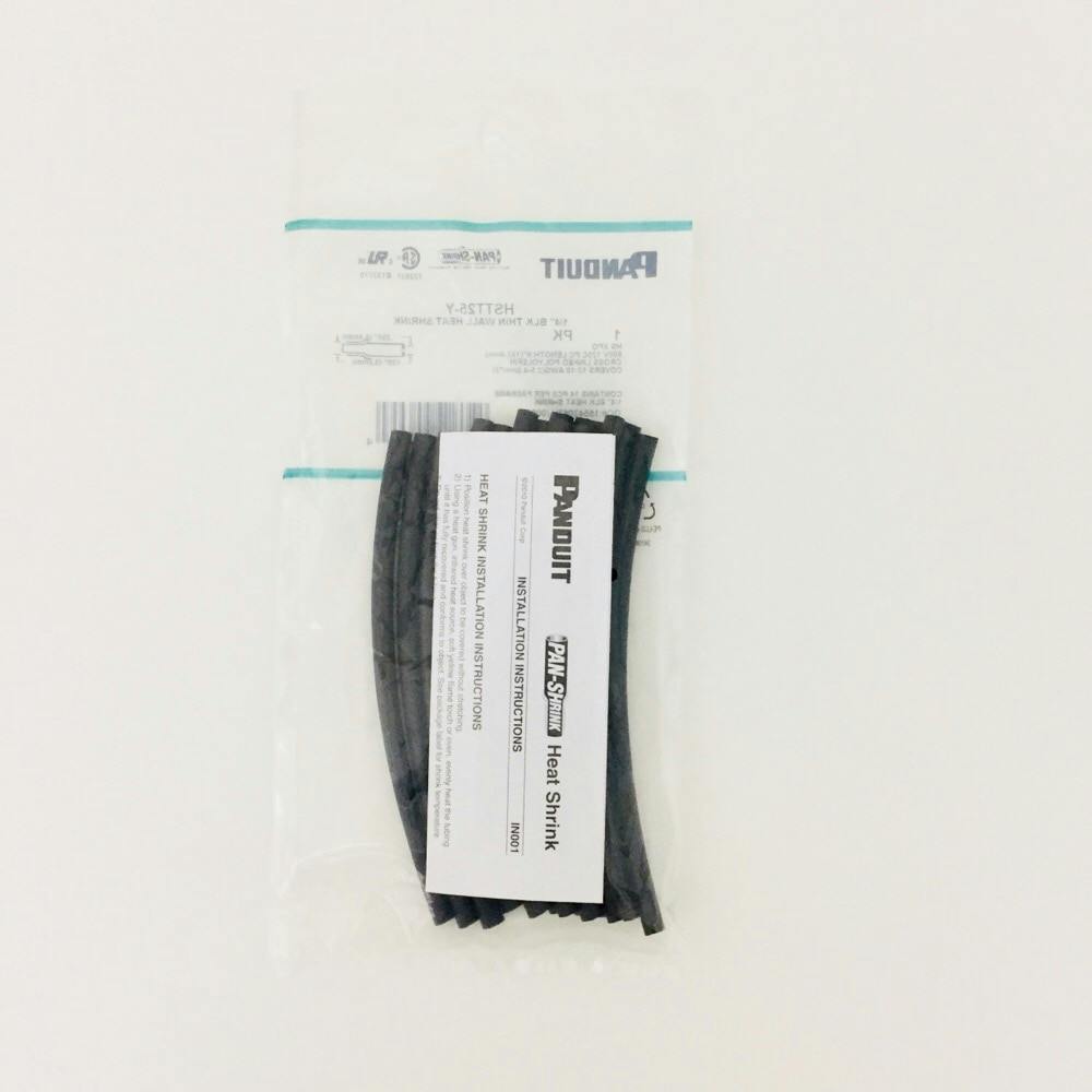 PANDUIT パンドウィット 熱収縮チューブ 黒少量パック HSTT-25Y | 接着