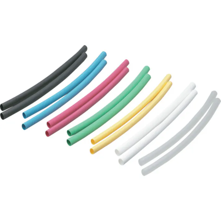 【CAINZ-DASH】パンドウイットコーポレーション 熱収縮チューブ カラーコンビネーションパック 1S(袋)=10本 HSTT50-YK1【別送品】