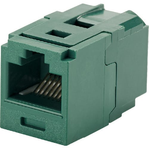 パンドウイットコーポレーション カテゴリ6 JJアダプタ(RJ45中継用ジャック) 緑 CC688GR 中継JJアダプター パンドウイットコーポレーション カテゴリ6 JJアダプタ(RJ45中継用ジャック) 緑 CC688GR 中継JJアダプター
