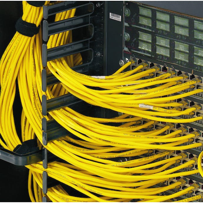 【CAINZ-DASH】パンドウイットコーポレーション ネットワーク機器用ケーブル管理フィンガークリップ　５Ｕタイプ　ＣＭＢＲＣ５ CMBRC5【別送品】